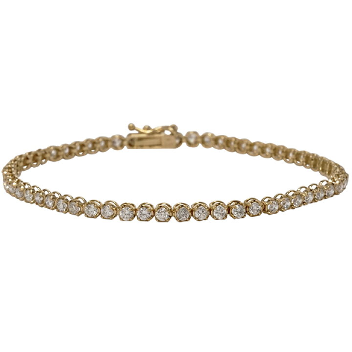 楽天市場】テニスブレスレット ダイヤモンド 2.00ct 18金 k18 18k 