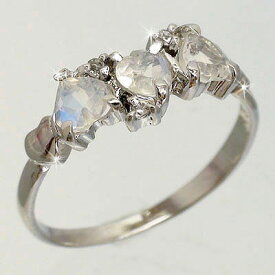 ピンキーリング ブルームーンストーン ダイヤモンド 0.03ct リング 18金 k18 18k イエローゴールド ピンクゴールド ホワイトゴールド ハート 小指 ファランジリング ミディリング 6月誕生石 指輪 レディース ジュエリー アクセサリー プレゼント ギフト 人気 おすすめ