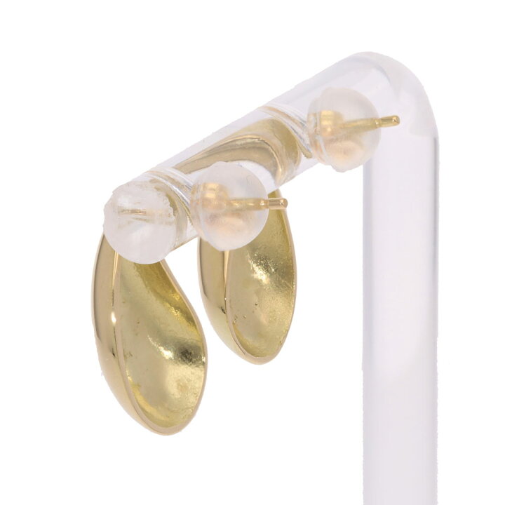 楽天市場】K18 つゆ しずく ティアドロップ ピアス 地金 18金 18k 