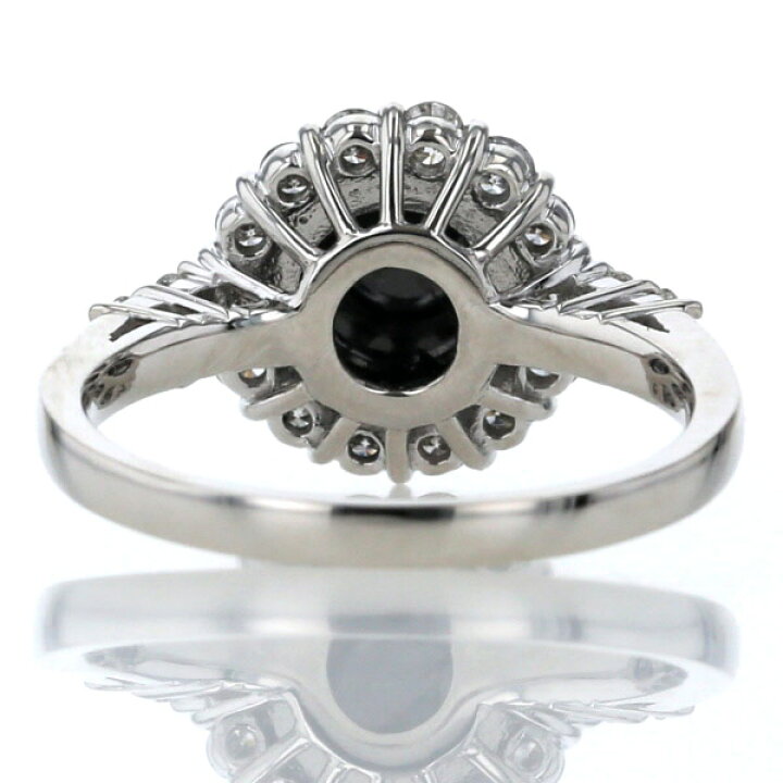 楽天市場】K18WG リング ブラックダイヤ 1.43ct ダイヤモンド 0.60ct 