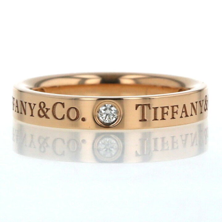 楽天市場】TIFFANY&Co. ティファニー K18PG ピンクゴールド フラット 