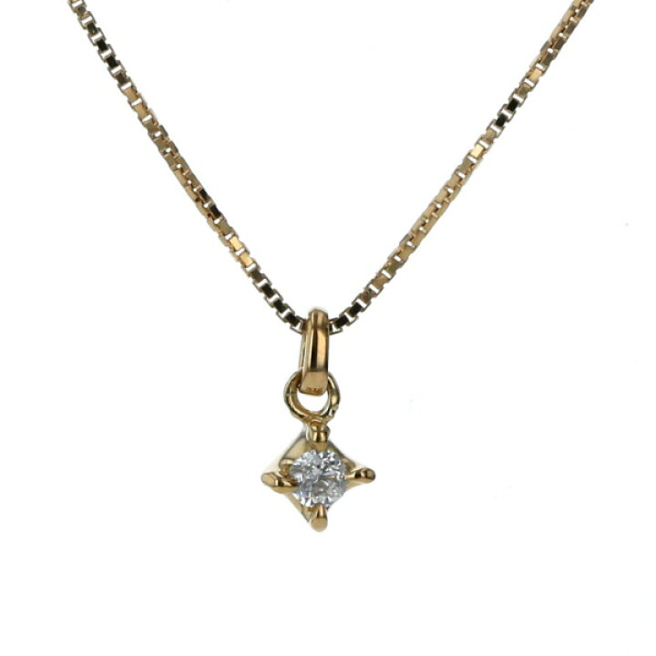 楽天市場】アガット agete K18YG イエローゴールド ネックレス 一粒  