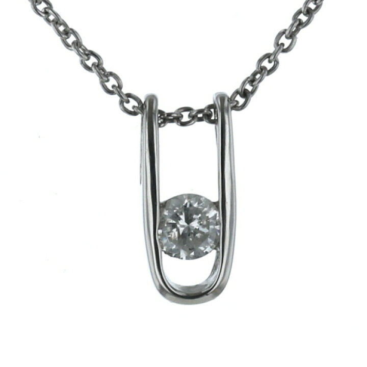 楽天市場】Pt900 Pt850 プラチナ ネックレス ダイヤモンド 0.10ct 一粒 