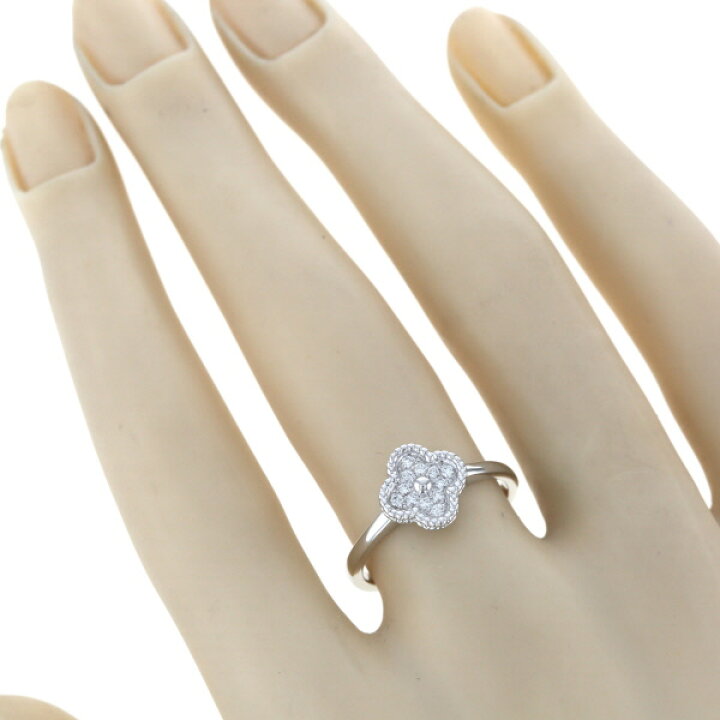 楽天市場】ヴァンクリーフ&アーペル K18WG スウィート アルハンブラ  