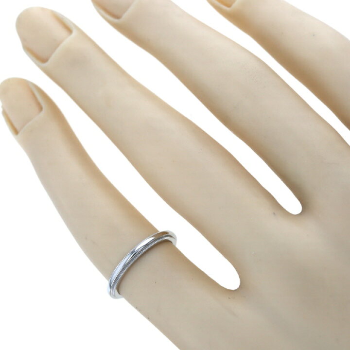 楽天市場】ティファニー TIFFANY&Co. Pt950 プラチナ ミルグレイン 