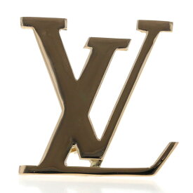 K18YG イエローゴールド ブローチ イニシャル ローマ字 ロゴ LV デザイン【新品仕上済】【zz】【中古】【送料無料】
