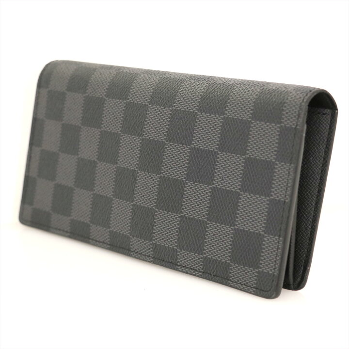 楽天市場 ルイヴィトン Louis Vuitton ヴィトン財布 ダミエグラフィット ポルトフォイユブラザ 長財布 二つ折り メンズ 人気 Mi 中古 Everydaygoldrush
