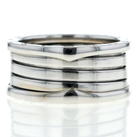 BVLGARI ブルガリ K18WG ホワイトゴールド B-Zero1 3バンド リング ロゴ スパイラル 指輪 22号 【新品仕上済】【zz】【中古】【送料無料】