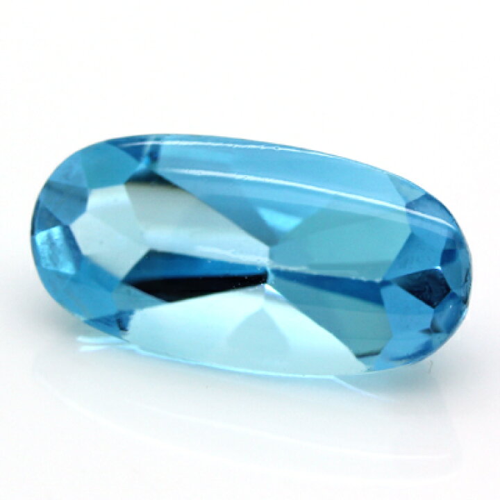 楽天市場】ブラジル産 天然ブルートパーズ 7.10ct バフトップカット 