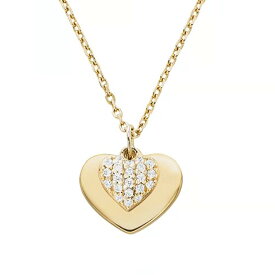 マイケルコース　MICHAEL KORS　ネックレス　MKC1120AN710　イエローゴールド　YELLOW GOLD　パヴェ　ハート　ペンダント　Pave Heat Pendant