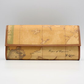 PRIMA CLASSE　　≪プリマクラッセ≫　長財布　　W018 -6000　(#190)　世界地図柄　※実際にお送りする柄目は掲載写真1〜3枚目をご参照下さい（掲載画像3枚目以降はイメージです）　長サイフ　折財布　【送料無料】【セール価格】