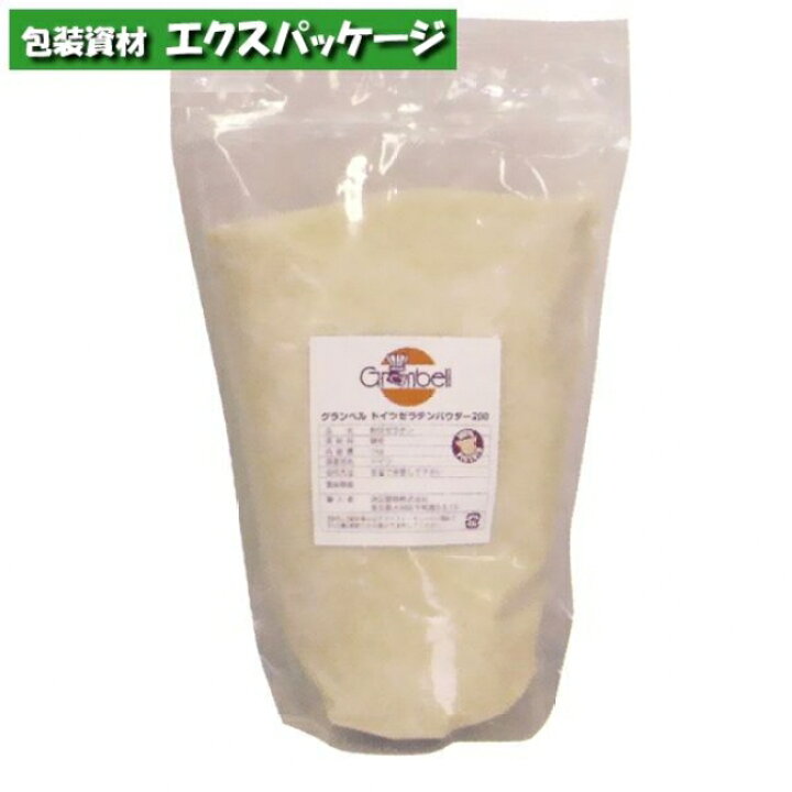 楽天市場】グランベル ゼラチンパウダー200 1kg 521132 池伝 : 袋 容器  