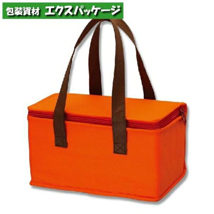 楽天市場 F保冷バッグ 不織布 マルチ オレンジ 1枚入 バラ販売 取り寄せ品 シモジマ 袋 容器 製菓 エクスパッケージ