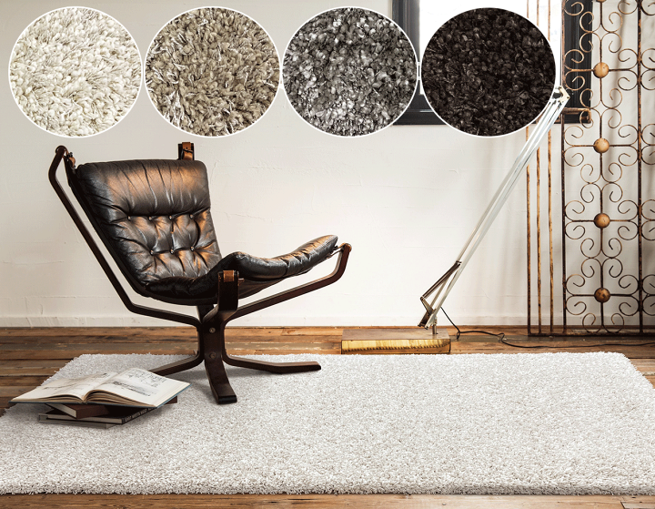 楽天市場】プレーベル ウィルトン織 シャギーラグ ラング 約120cm