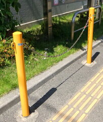 楽天市場 エクステリア商品 車止め 鉄製車止めポール エクステリアストック