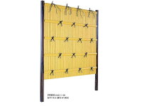 楽天市場 建仁寺垣a型セット 人工竹垣組立てセットw 幅 19mmh 高さ 1500mm 片面基本型 送料無料 格安 竹目隠しフェンス 竹垣 エクステリアストック