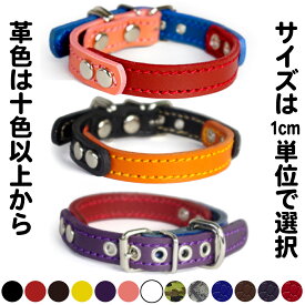 小型犬用1.5cm幅革首輪：Small Type FB