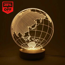 【スーパーSALE 25%OFF！】 北欧 インテリア雑貨 おしゃれ 置物 モダン アクリル LED ライト 地球 led リビング デスク 寝室 玄関 周り 癒しグッズ 癒し おしゃれ雑貨 インテリア 雑貨 在宅 テレワーク ストレス 解消 グッズ 新築 開店 祝い 大人かわいい雑貨