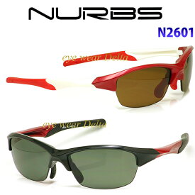 ヌーブス NURBS ハイカーブ 度付きスポーツサングラス N2601 超薄型6カーブ度付きカラーレンズ付き