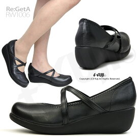 限定クーポン有り 働く女性 リゲッタ パンプス RW1006 靴 5cm Re:GetA テレビで話題 はきやすい 歩きやすい オフィス 外反母趾 靴 正規商品 日本製 送料無料