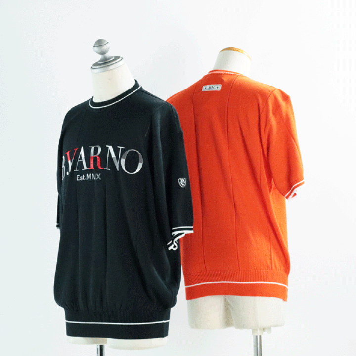 楽天市場】バーニヴァーノ 半袖ニットM サイズ BSS-LSW4211-33HPS M L