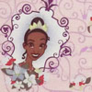 ディズニー プリンセスと魔法のキス トス/ピンク SP-2590 コットンプリント生地