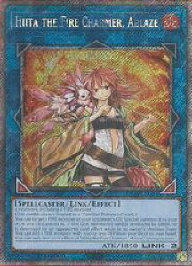 pŁ@L@Hiita the Fire Charmer Ablaze(PLSR)(1st)(ܔM̉Ηgq[^)(RA04-EN074)