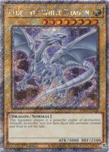 pŁ@@Blue-Eyes White Dragon(PLSR)(1st)(̔)(8th artwork)(RA04-EN108)