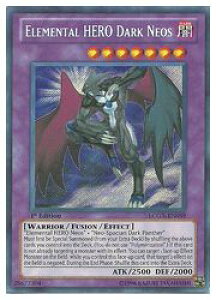 pŁ@@ELEMENTAL HERO DARK NEOS(S)(1st)(EEHEROubNlIX)(LCGX-EN059)