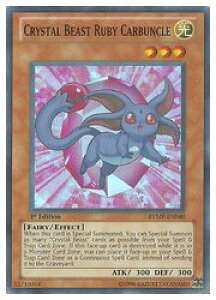 �p��Ł@���@CRYSTAL BEAST RUBY CARBUNC(SR)(1st)(���r�[�J�[�o���N��)(RYMP-EN040)