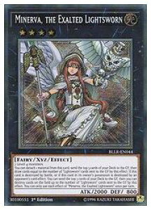 �p��Ł@���@Minerva the Exalted Lightsworn(S)(1st)(���C�g���[�h�E�Z�C���g �~�l���o)(BLLR-EN044)