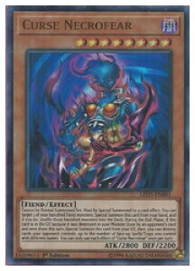 �p��Ł@���@Curse Necrofear(U)(1st)(�J�[�X�E�l�N���t�B�A)(LED5-EN001)