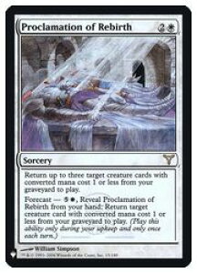 MTG�@(ENG) (FOIL) �Ēa�̐錾/Proclamation of Rebirth(MB1) ��