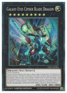 pŁ@@Galaxy-Eyes Cipher Blade Dragon(SR)(͊̌gn)(EXFO-ENSE4)