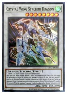 �p��Ł@���@Crystal Wing Synchro Dragon(SR)(�N���X�^���E�B���O�E�V���N���E�h���S��)(OP13-EN008)