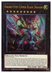 �p��Ł@���@Galaxy-Eyes Cipher Blade Dragon(U)(��͊�̌��g�n��)(JUMP-EN081)