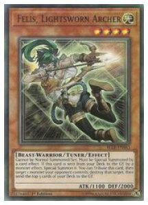 �p��Ł@���@Felis Lightsworn Archer(U)(1st)(���C�g���[�h�E�A�[�`���[ �t�F���X)(BLLR-EN043)