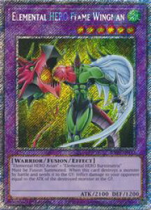 �p��Ł@���@Elemental HERO Flame Wingman(PLSR)(1st)(E�EHERO�t���C���E�E�B���O�}��)(RA03-EN152)