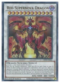 英語版　白　Red Supernova Dragon(U)(1st)(スカーレッド・スーパーノヴァ・ドラゴン)(GFTP-EN045)
