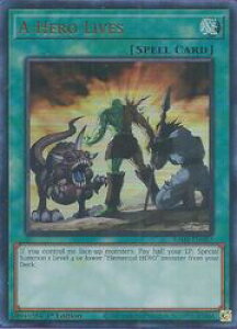 �p��Ł@�΁@A Hero Lives(PUR)(1st)(�q�[���[�A���C�u)(RA04-EN087)