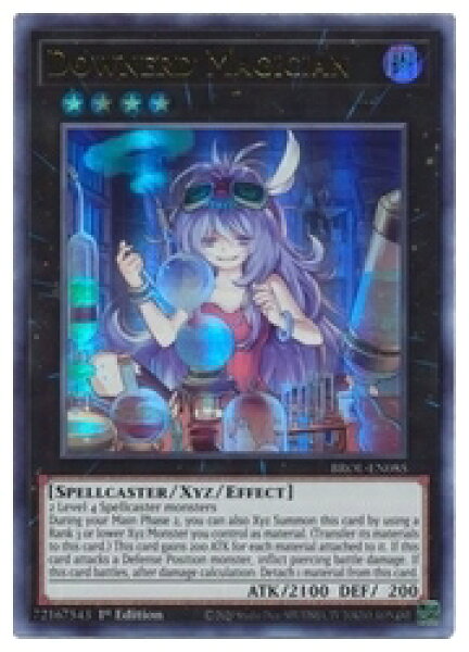 英語版　黒　Downerd Magician(U)(1st)(ダウナード・マジシャン)(BROL-EN085)