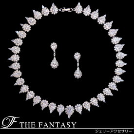 ネックレス ネックレスセット 結婚式 ブライダル イヤリング＆ピアスセット アクセサリー fnpcset240