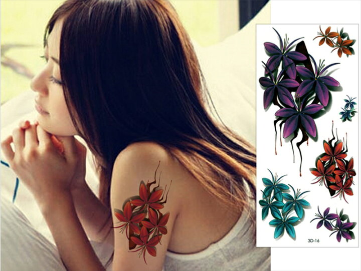 楽天市場 タトゥーシール タトゥーシール 3d 立体感 花 3d16 レギュラー The Fantasy 楽天市場 タトゥーシール タトゥーシール 3d 立体感 花 3d16 レギュラー The Fantasy