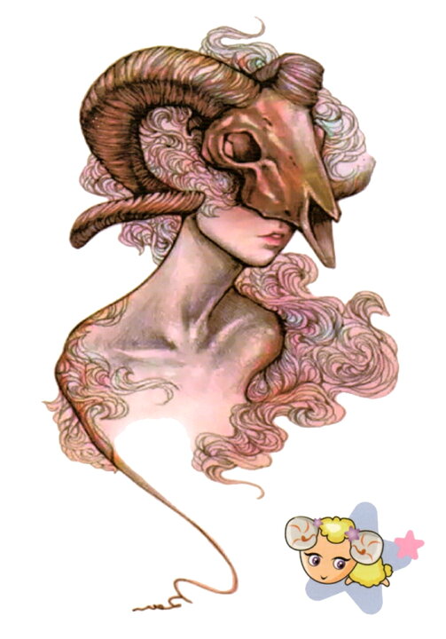 楽天市場 タトゥーシール タトゥーシール 羊座 星座 中型 A5 The Fantasy