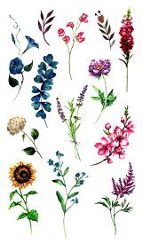 楽天市場 タトゥーシール 花の通販