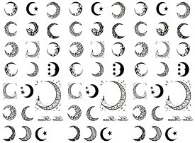 楽天市場 タトゥーシール 月の通販