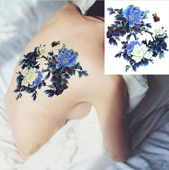 楽天市場 タトゥーシール タトゥーシール 蝶 花 Wqa27 大型 The Fantasy 楽天市場 タトゥーシール タトゥーシール 蝶 花 Wqa27 大型 The Fantasy