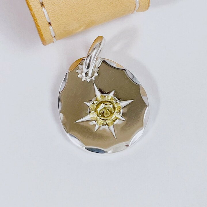 楽天市場】シルバー18kイーグル小叩きメタル メンズ ネックレス  