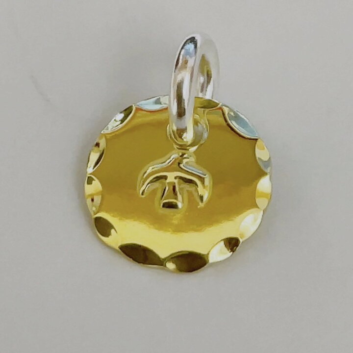 楽天市場】18金 ペンダントトップ 全金太陽メタル 18kメタル 小 18k 