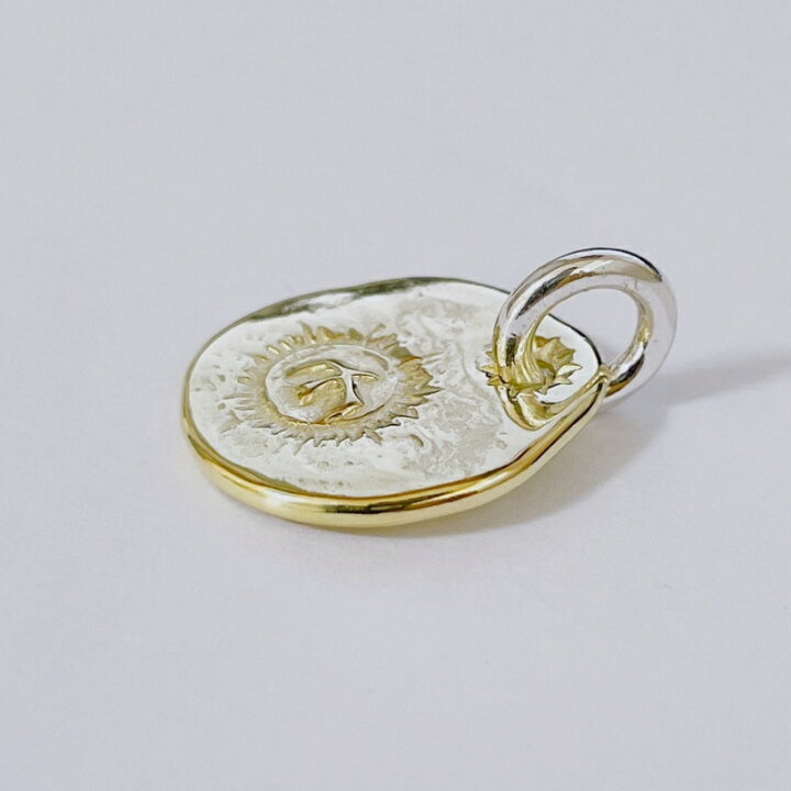 楽天市場】18金 ペンダントトップ 全金太陽メタル 大 18k 復刻 